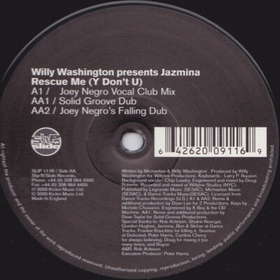 Willy Washington Presents Jazmina - Rescue Me (Y Don't U) (Part 2)