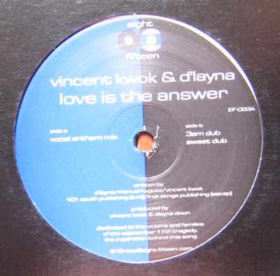 Vincent Kwok - Love Is The Answer