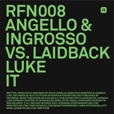 Steve Angello & Sebastian Ingrosso vs. Laidback Luke - It