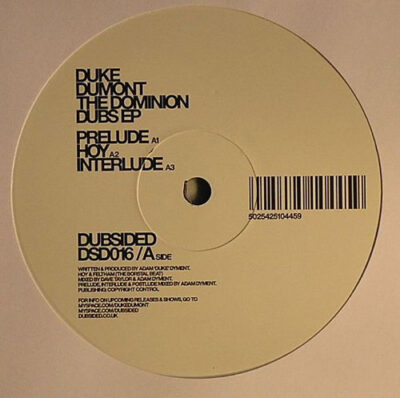 Duke Dumont - The Dominion Dubs EP