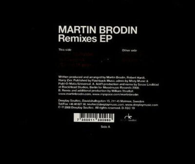 Martin Brodin - Remixes EP