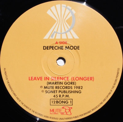 Depeche Mode - Leave In Silence