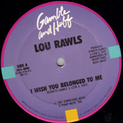Lou Rawls - I Wish You Belonged To Me / It&apos;s A Tough Job