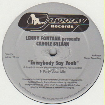 Lenny Fontana - Everybody Say Yeah