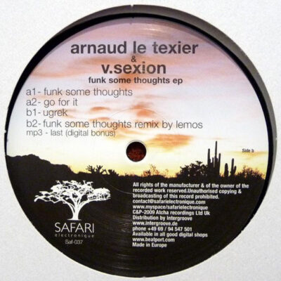 Arnaud Le Texier & V.Sexion - Funk Some Thoughts EP