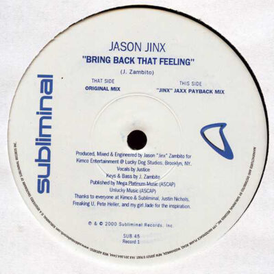 Jason Jinx - Bring Back That Feeling