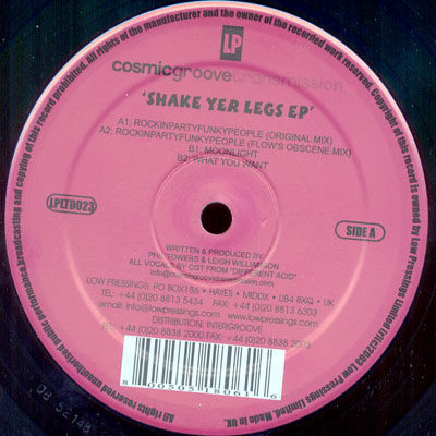 Cosmic Groove Transmission - Shake Yer Legs EP