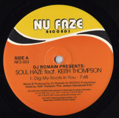 Soul Haze Feat. Keith Thompson - Dig My Roots In You