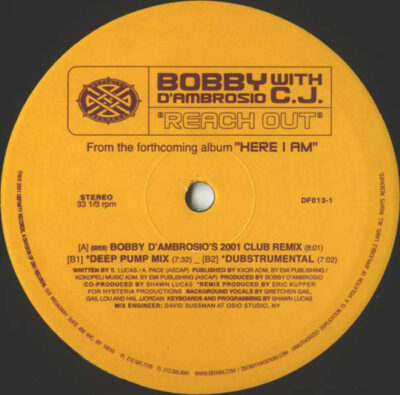 Bobby D'Ambrosio - Reach Out