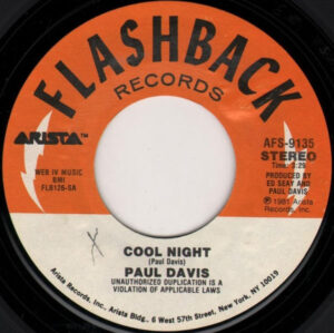 Paul Davis ‎– Cool Night / '65 Love Affair