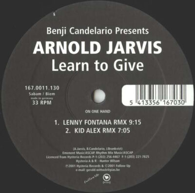 Benji Candelario Presents Arnold Jarvis - Learn To Give