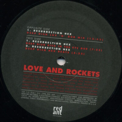 Love And Rockets - Resurrection Hex (Remixes By Deep Dish)
