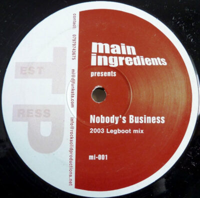 Main Ingredients  - Nobody's Business