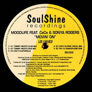Moodlife Feat. Ce Ce Rogers & Sonya Rogers ‎– Movin' On