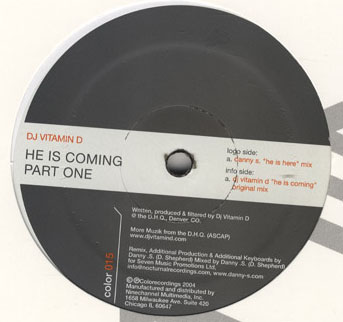 DJ Vitamin D - He Is Coming (Part One)