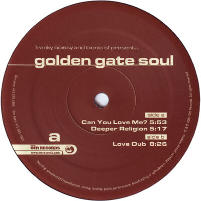 Franky Boissy & Bionic SF - Golden Gate Soul