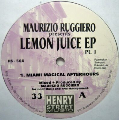 Maurizio Ruggiero - Lemon Juice EP Pt.1