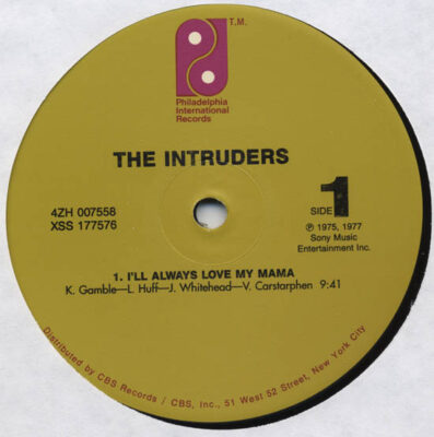 Intruders, The / Billy Paul - I'll Always Love My Mama / Only The Strong Survive