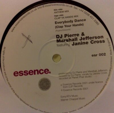 DJ Pierre & Marshall Jefferson Featuring Janine Cross - Everybody Dance (Clap Your Hands)