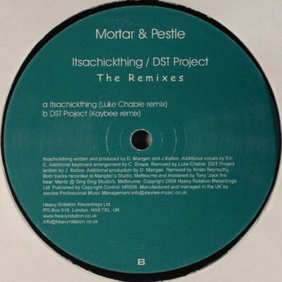 Mortar & Pestle - Itsachickthing / DST Project (The Remixes) LP - VINYL - CD