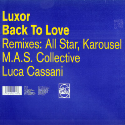 Luxor - Back To Love (Remixes)