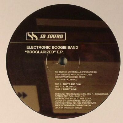Electronic Boogie Band - Booglarized E.P.