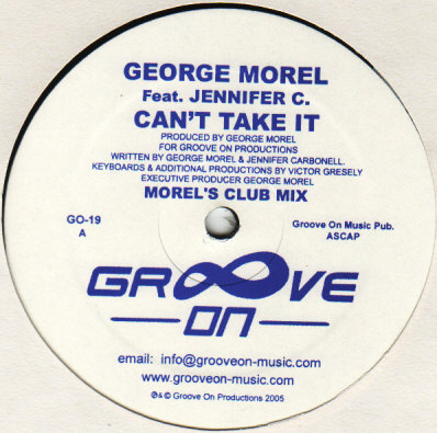 George Morel Feat. Jennifer C. - Can't Take It