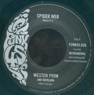 Weston Prim And Backlash ‎– Spider Web / Simmerin'