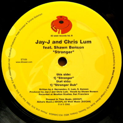 Jay-J And Chris Lum Feat. Shawn Benson - Stronger