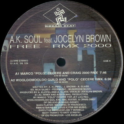 A.K. Soul Feat. Jocelyn Brown - Free - Rmx 2000