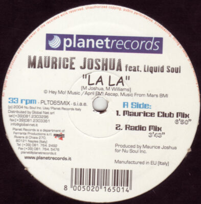 Maurice Joshua Featuring Liquid Soul - La La