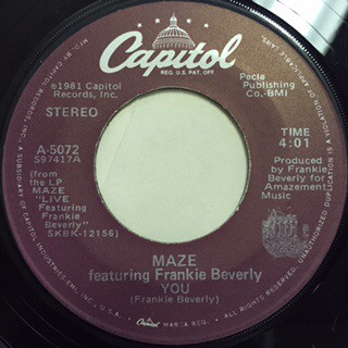 Maze Featuring Frankie Beverly ‎– We Need Love To Live