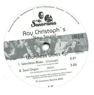 Ray Christoph's New Sound ‎– Wordless Blues Ep